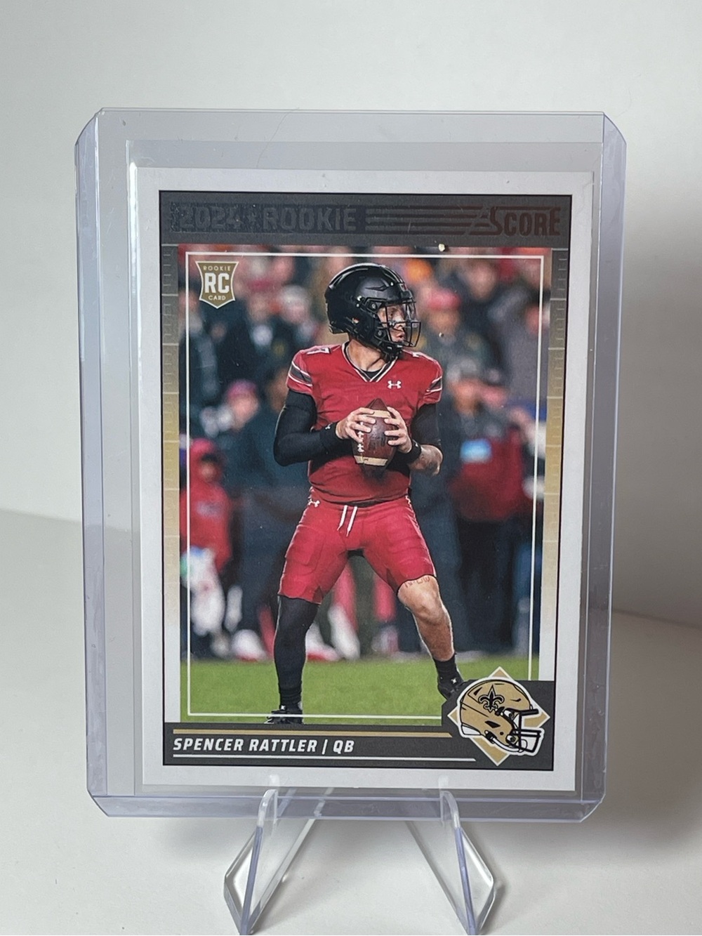 2024 Score Football - Spencer Rattler - New Orleans Saints - RC - #345